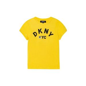 Detské tričko Dkny žltá farba vyobraziť