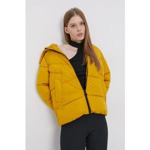 ONLY Zimná bunda žlté vyobraziť