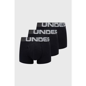 Boxerky Under Armour 1363616 pánske, čierna farba vyobraziť