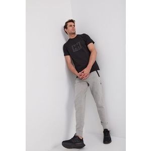 Nohavice New Balance pánske, šedá farba, melanžové vyobraziť