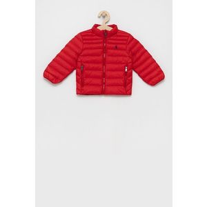 Detská bunda Polo Ralph Lauren červená farba vyobraziť