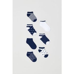 Detské ponožky OVS (5-pack) tmavomodrá farba vyobraziť