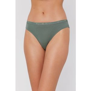 Tangá Emporio Armani Underwear zelená farba vyobraziť