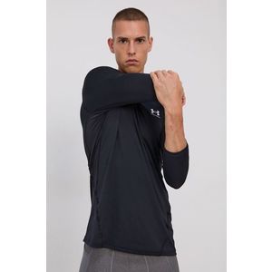 Tréningové tričko s dlhým rukávom Under Armour 1361506-001, čierna farba, jednofarebné vyobraziť