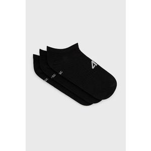Ponožky 4F (3-pack) dámske, čierna farba vyobraziť