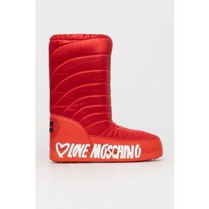 Snehule Love Moschino červená farba vyobraziť