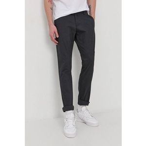 Nohavice Cross Jeans pánske, šedá farba, strih chinos vyobraziť
