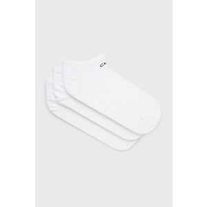 Ponožky Calvin Klein dámske, biela farba vyobraziť