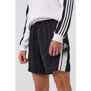 Šortky adidas GV5306 pánske, čierna farba vyobraziť