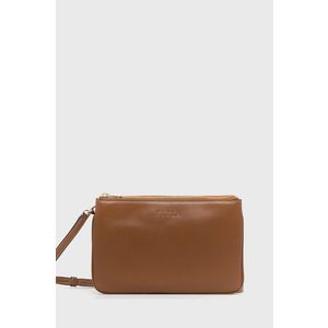 Kožená kabelka Furla Miastella hnedá farba vyobraziť