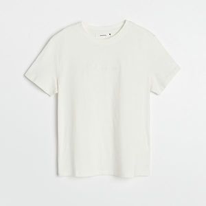 Reserved - Tričko s vyšitým nápisom - Krémová vyobraziť