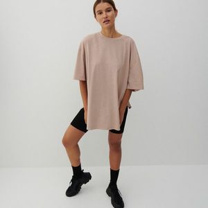 Reserved - Oversize tričko - Krémová vyobraziť