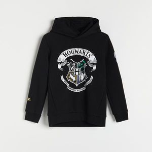 Reserved - Mikina s kapucňou a potlačou Harry Potter - Čierna vyobraziť