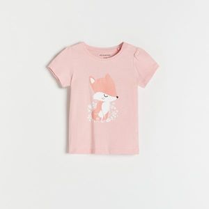 Reserved - Bavlnené tričko s potlačou - Ružová vyobraziť