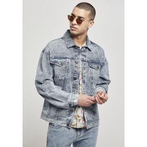 Urban Classics Oversized Denim Jacket light skyblue acid washed - 3XL vyobraziť