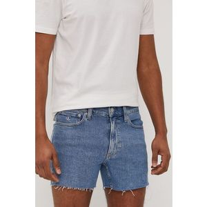 Rifľové krátke nohavice Calvin Klein Jeans pánske vyobraziť