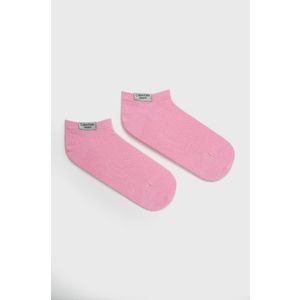 Ponožky Calvin Klein Jeans dámske, ružová farba vyobraziť