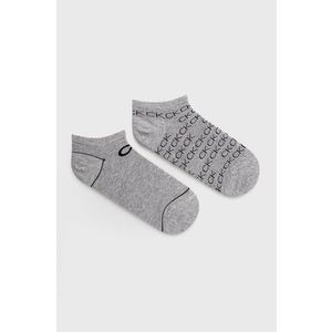Ponožky Calvin Klein (2-pak) dámske, šedá farba vyobraziť