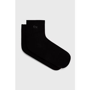 Ponožky Calvin Klein dámske, čierna farba vyobraziť