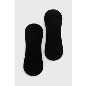 Ponožky Calvin Klein (2-pak) pánske, čierna farba vyobraziť