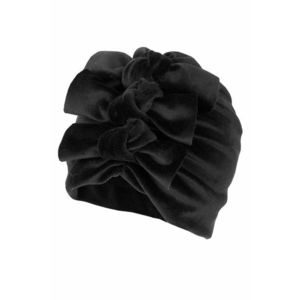 Detská čiapka Jamiks čierna farba biela, z tenkej pleteniny vyobraziť