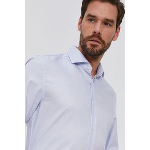 Bavlnená košeľa Boss pánska, slim, s klasickým golierom vyobraziť