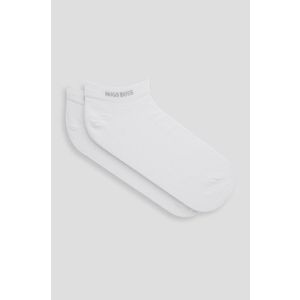 Ponožky Boss (2-pack) pánske, biela farba vyobraziť