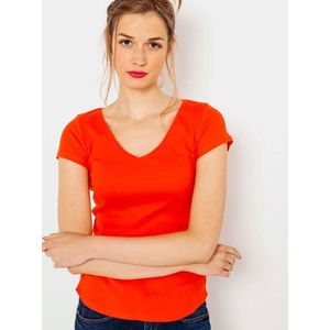 Oranžové basic tričko CAMAIEU vyobraziť