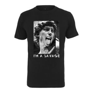 Pánske tričko MR.TEE Im A Savage Tee Farba: black, Veľkosť: L vyobraziť