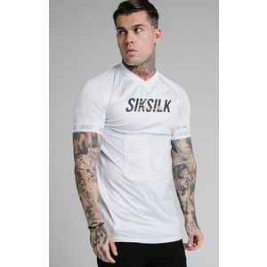 SIK SILK Pánske tričko SikSilk Marble Stretch Sports Grey Veľkosť: L vyobraziť