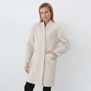 Mohito - Klasický kabát - Béžová vyobraziť