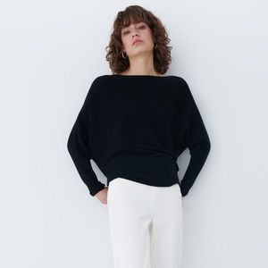 Mohito - Prúžkovaný sveter Eco Aware - Čierna vyobraziť