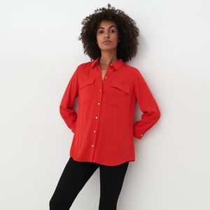 Mohito - Viskózová košeľa Eco Aware - Červená vyobraziť
