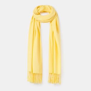 Mohito - Hladký šál so strapcami - Žltá vyobraziť