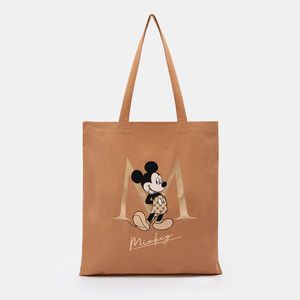 Mohito - Bavlnená shopper taška Mickey Mouse - Béžová vyobraziť
