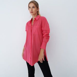 Mohito - Košeľa voľného strihu - Ružová vyobraziť