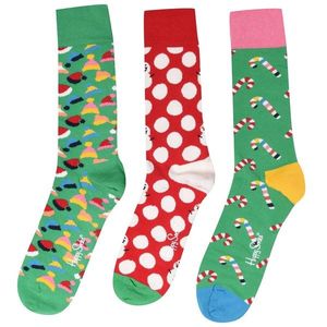 Happy Socks 3 Pack Christmas Tree Socks vyobraziť