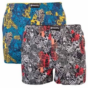 2PACK men's shorts Meatfly multicolored (Agostino - Mosh) vyobraziť