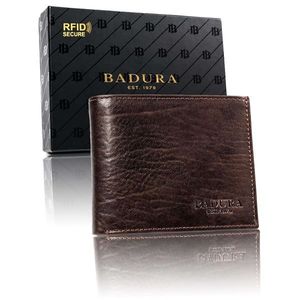 BADURA Brown men´s leather wallet vyobraziť