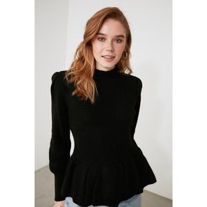 Trendyol Black Half Turtleneck Knitwear Sweater vyobraziť