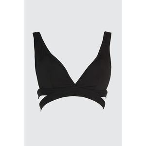 Trendyol Black Band Detailed Bikini Top vyobraziť