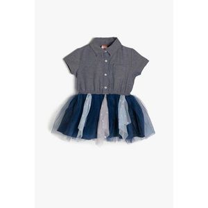 Koton Blue Baby Girl Tutu Detailed Jean Dress vyobraziť