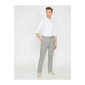 Koton Men's Checkered Trousers vyobraziť