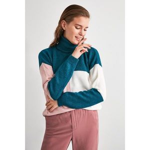 Trendyol Oil Color Block Knitwear Sweater vyobraziť