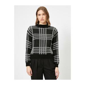 Koton Women's Grey Square Sweater vyobraziť