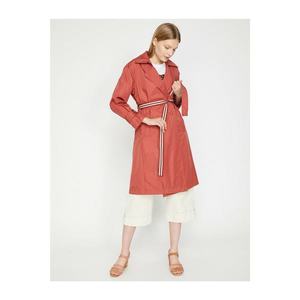 Koton Women's Red Trench Coat vyobraziť