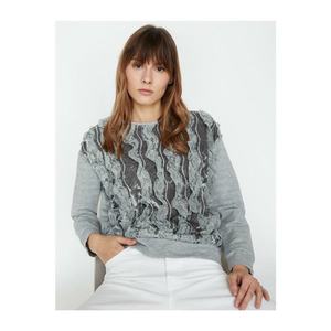 Koton Women's Grey Sweatshirt vyobraziť