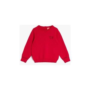 Koton Baby Girl Red Bike Collar Sweater vyobraziť