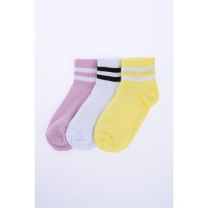 Trendyol White Knitted Socks vyobraziť