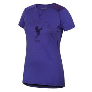 Merino thermal underwear T-shirt short women's Sheep gray-violet vyobraziť